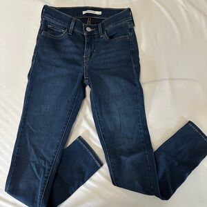Levi's Dark Blue Skinny Jeans